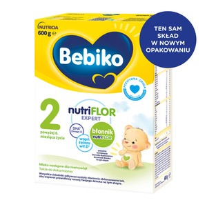 Mleko następne dla niemowląt 2 powyżej 6 miesiąca Bebiko 600 g