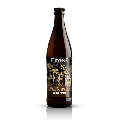 Piwo Porter Bałtycki Portowiec alk. 7,7% obj. Gryfus 500 ml