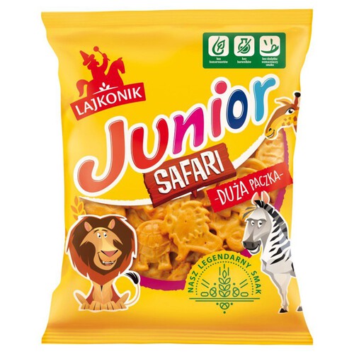 Krakersy dla dzieci junior safari Lajkonik 125 g