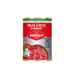 Pulpa pomidorowa kawałki RODOLFI 400 g