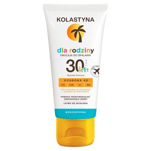 Emulsja do opalania dla rodziny SPF 30 Kolastyna 80 ml