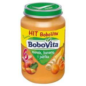 Morele, banany i jabłka po 6. miesiącu BoboVita 190 g