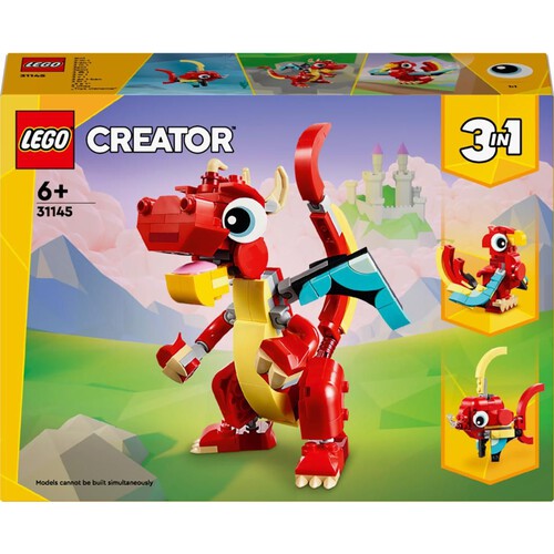 Creator Czerwony smok 31145 LEGO zestaw