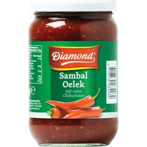 Sambal Oelek sos 70% chili  Diamond 740 g