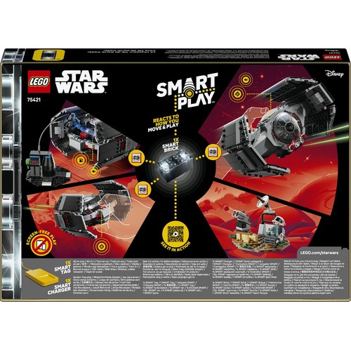 Star Wars SMART Play: Myśliwiec TIE™ Dartha Vadera 75421 LEGO 1 sztuka