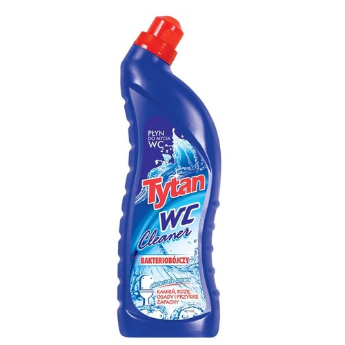 Płyn do mycia WC bakteriobójczy niebieski  Tytan 700 g