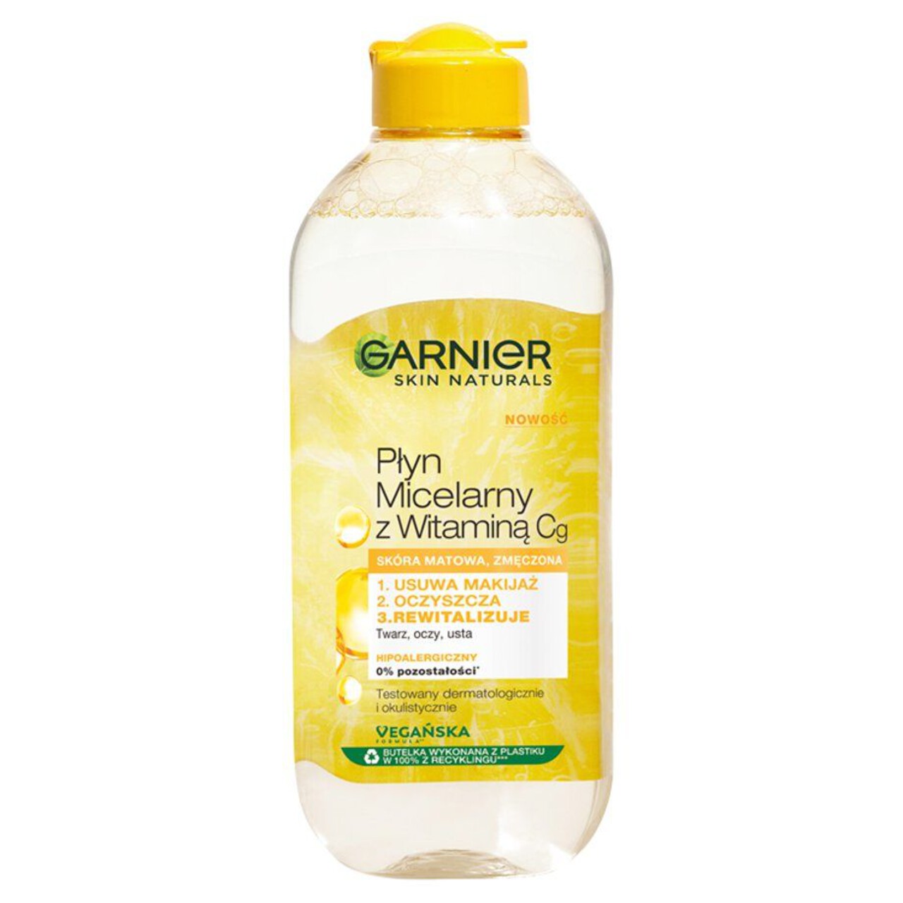 Płyn micelarny z witaminą Cg do skóry matowej i zmęczonej  Garnier 400 ml