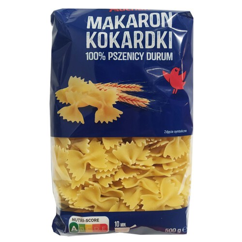 Makaron kokardki durum Auchan 500 g 