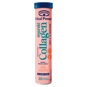 Morski Collagen 20 tabletek Krüger opakowanie