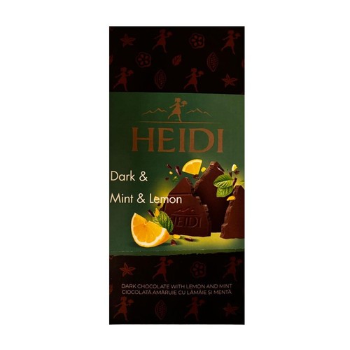 Czekolada Dark & Mint & Lemon   Heidi 3 x 80 g