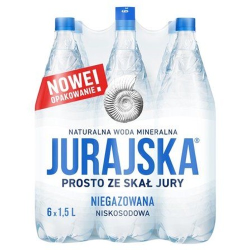 Naturalna woda mineralna niegazowana  Jurajska 6 x 1,5 l