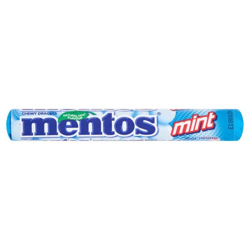 Cukierki do żucia o smaku miętowym Mentos 38 g