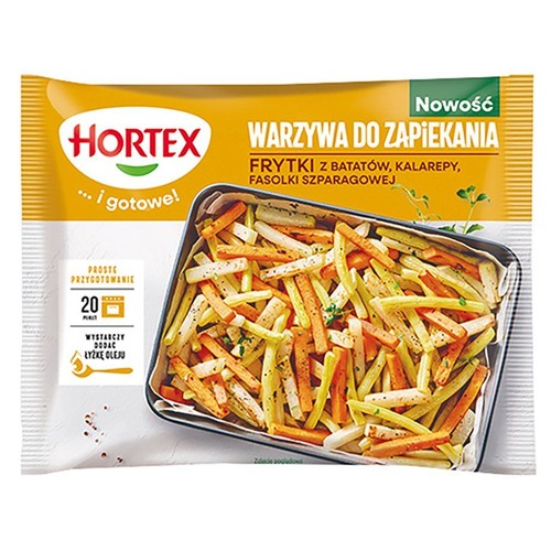 Frytki z batatów, kalarepy, fasolki szparagowej Hortex 450 g