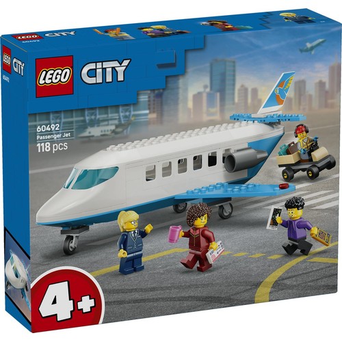City Samolot pasażerski 60492, zestaw konstrukcyjny LEGO 1 sztuka