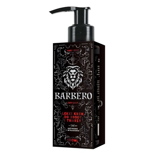 Krem do brody i twarzy Odżywienie i wygładzenie Barbero 100 ml