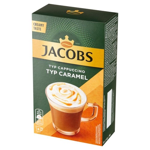 Cappuccino o smaku karmelu Jacobs 8 x 12 g