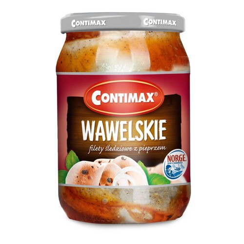 Filety śledziowe Wawelskie z pieprzem Contimax 600 g