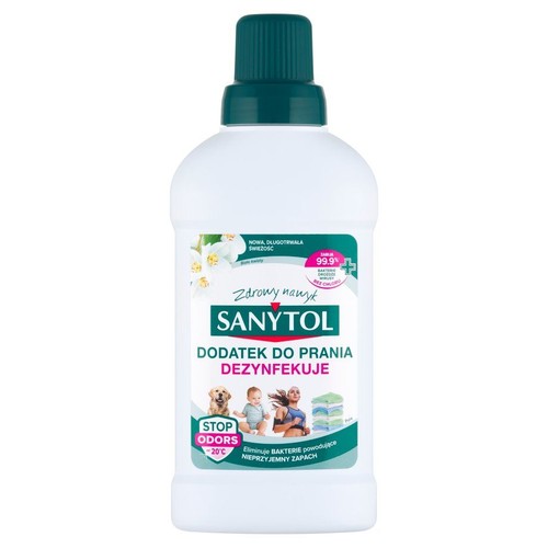 Białe Kwiaty dezynfekujący dodatek do prania Sanytol 500 ml