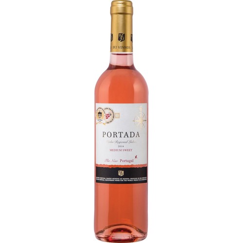 Wino różowe półsłodkie Portada 750 ml