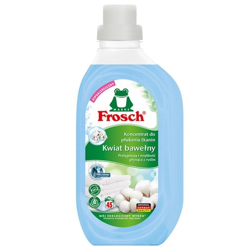 Koncentrat do płukania tkanin Kwiat Bawełny   Frosch 900 ml