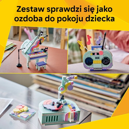 Creator 3 w 1 Dekoracyjny fortepian z kotem 31392 LEGO 1 sztuka