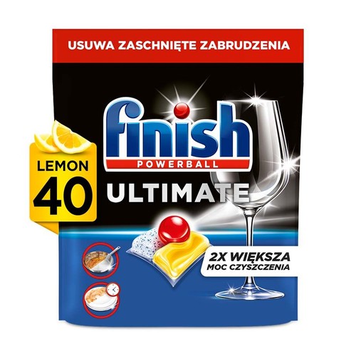 Kapsułki do zmywarki Ultimate lemon Finish 40 kapsułek