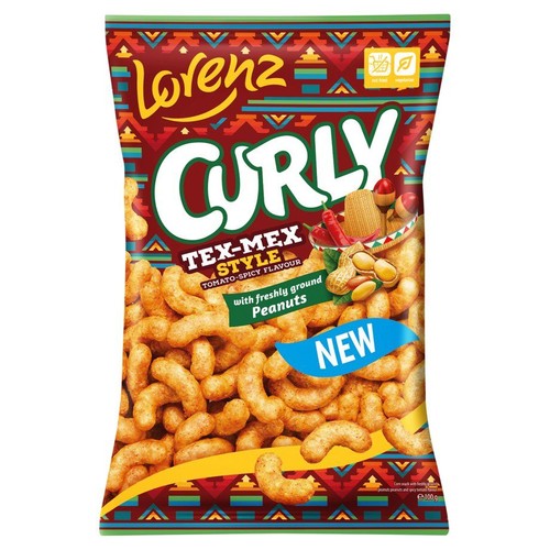 Chrupki kukurydziane Curly Tex-Mex  Lorenz 100 g