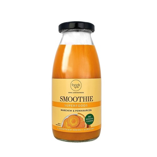 Smoothie superfoods marchew & pomarańcza Foods by Ann 250 ml