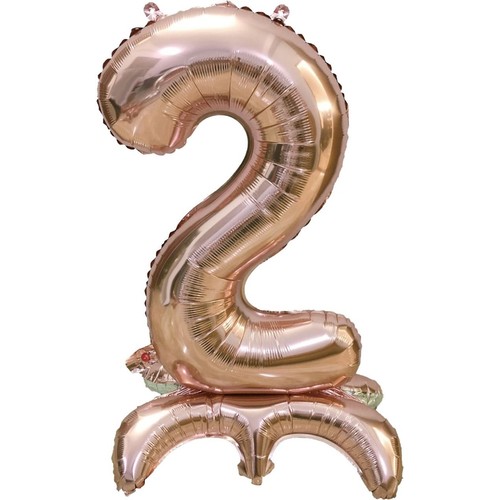 Balon foliowy stojący cyfra 2  GoParty 1 sztuka