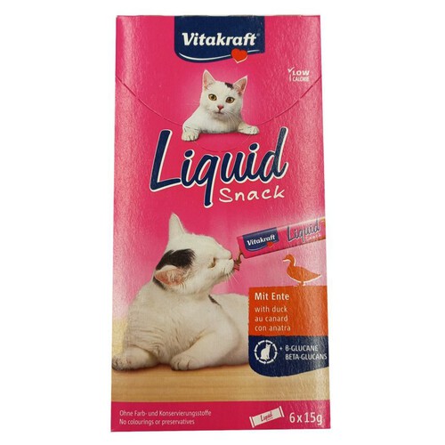 Liquid Snack o smaku kaczki VitaKraft 6 x 15 g