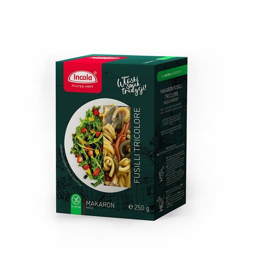 Makaron Fusilli tricolore bez glutenu Incola 250 g