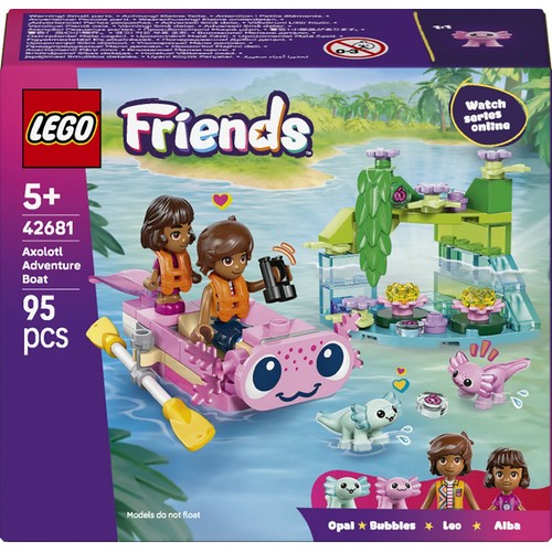 Friends Przygoda na aksolotlowej łodzi 42681 LEGO 1 sztuka