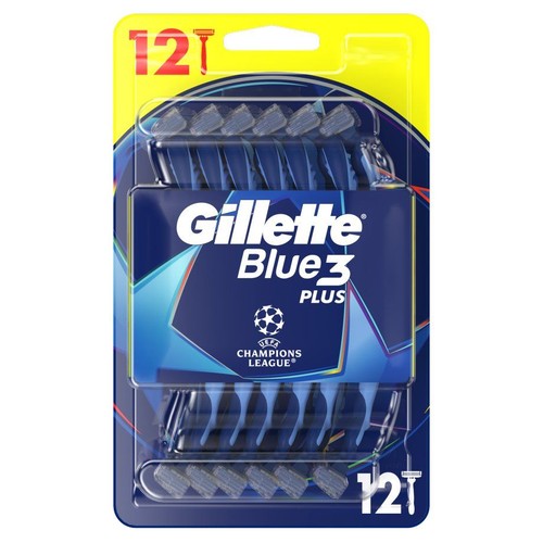 Maszynki jednorazowe Blue3 Plus Gillette 12 sztuk
