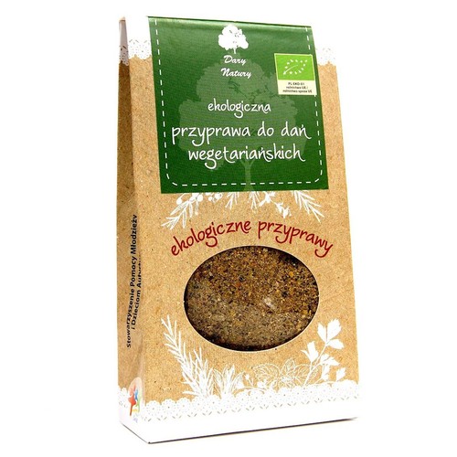 BIO Ekologiczna przyprawa do dań wegetariańskich Dary Natury 40 g