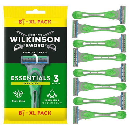 Extra3 sensitive maszynki do golenia Wilkinson 8 sztuk