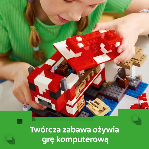 Minecraft® Dom grzybowej krowy 21270 LEGO 1 sztuka