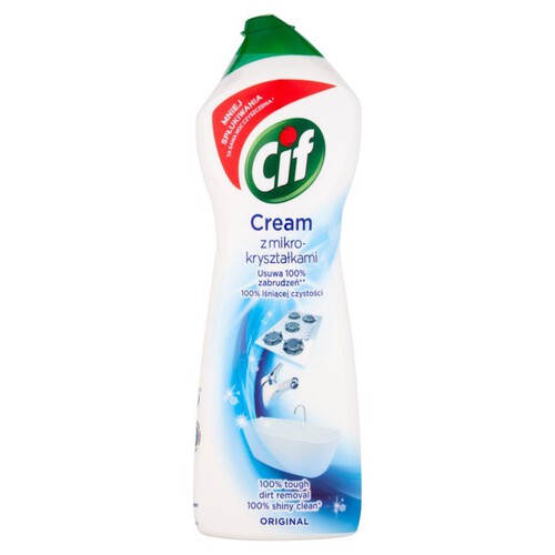 Mleczko z mikrokryształkami original Cif 780 ml