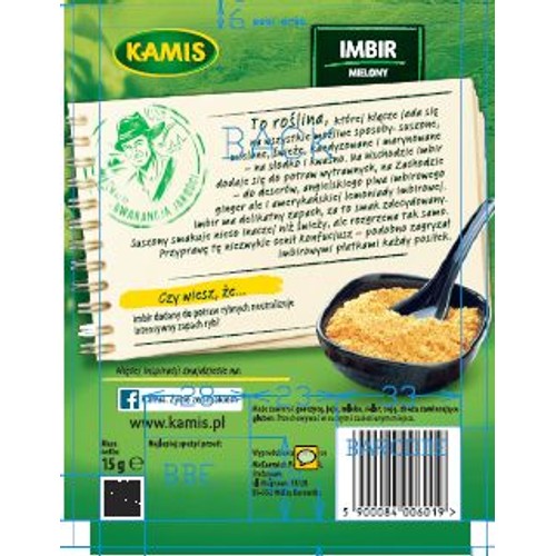 Imbir mielony Kamis 15 g