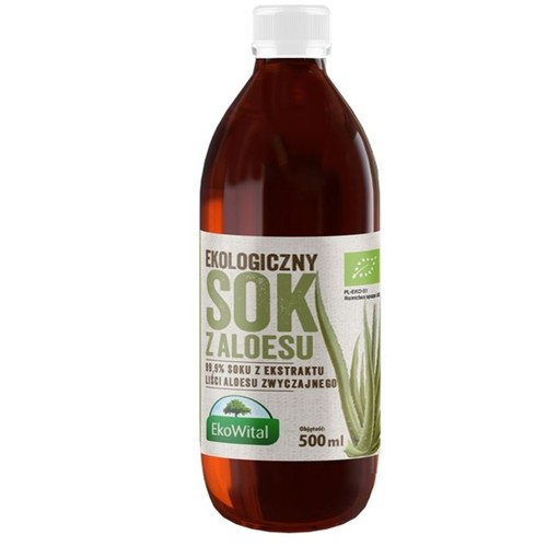 Ekologiczny Sok z aloesu   Eko Wital 500 ml