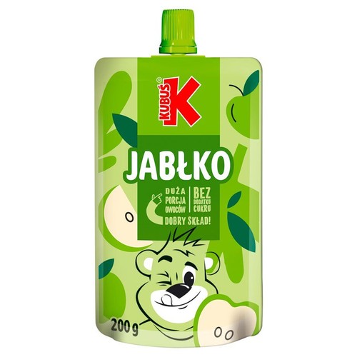 Mus jabłkowy bez dodatku cukru Kubuś 200 g