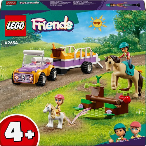 Friends Przyczepka dla konia i kucyka 42634 LEGO zestaw