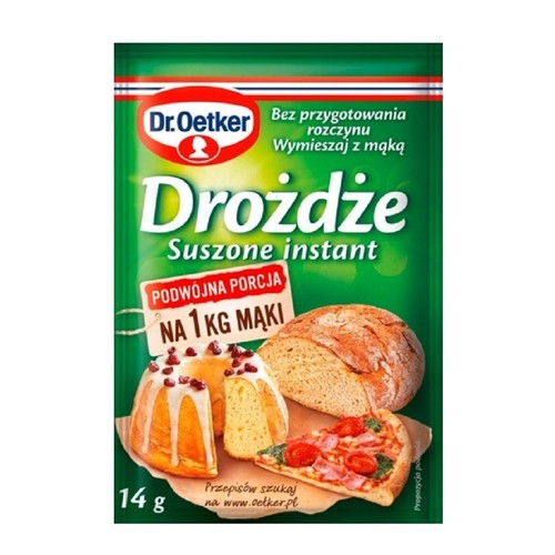 Drożdże suszone instant  Dr.Oetker 14 g