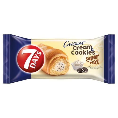 Croissant Super Max cream & cookies 7 Days 110 g