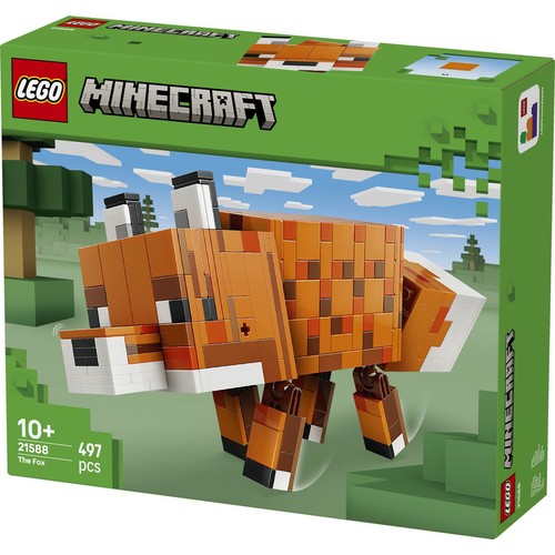 Zabawka Minecraft® Lis 21588, ozdobny model na prezent LEGO 1 sztuka