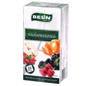 Herbata o smaku wielowocowym  BEliN 20 torebek