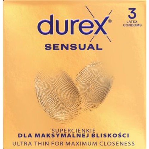 Prezerwatywy Sensual  Durex 3 sztuki