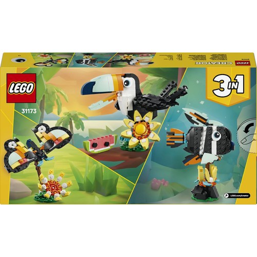 Creator 3 w 1 Dzikie zwierzęta: Tropikalny tukan 31173 LEGO 1 sztuka