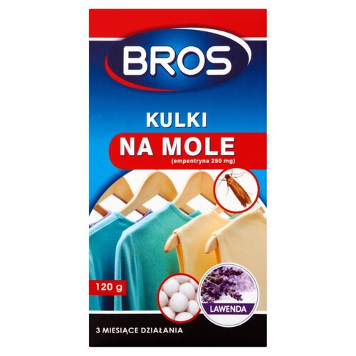 Kulki na mole standardowe BROS 120 g