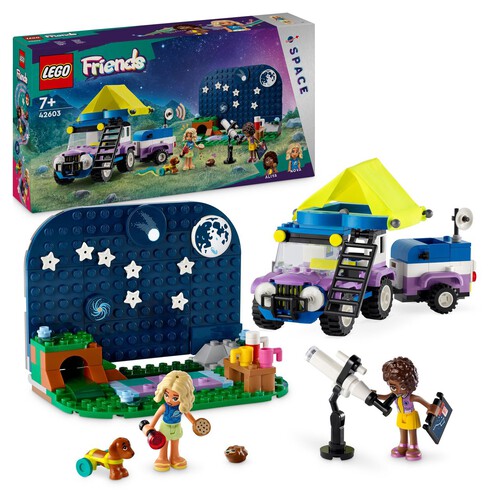 Friends Kamper z mobilnym obserwatorium gwiazd 42603 LEGO zestaw