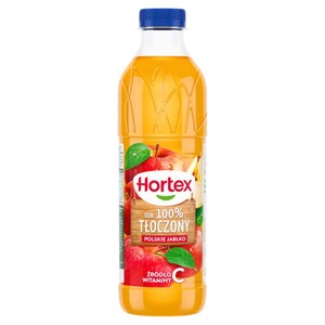 Sok 100 % tłoczony z jabłek  Hortex 1 l